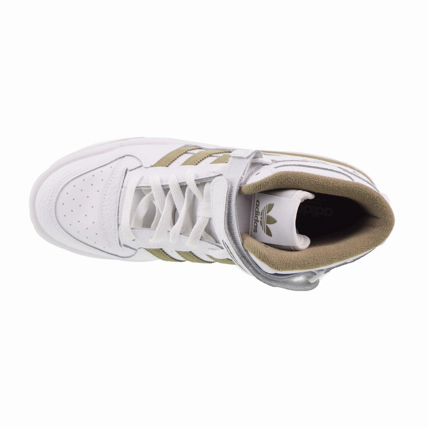 Adidas Forum Mid Big Kids' Shoes White-Orbit Green Adidas Grinch Shoes