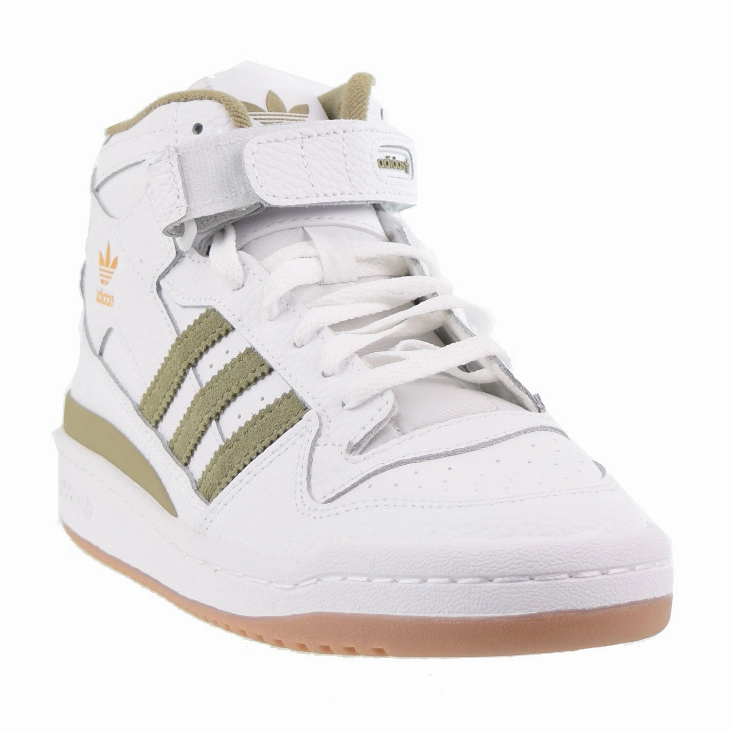 Adidas Shoes Adizero Adidas Forum Mid Big Kids' Shoes White-Orbit Green