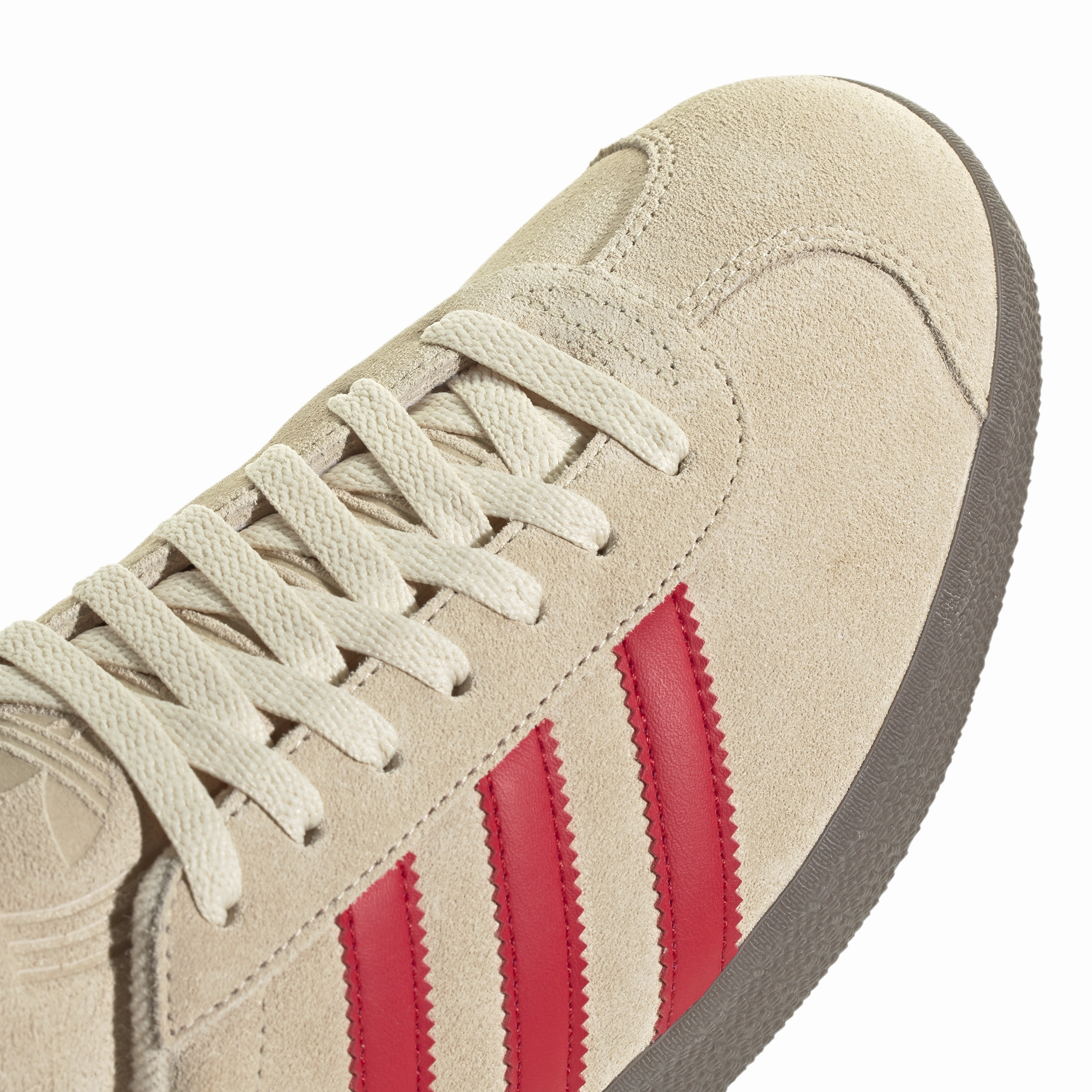 Adidas Gazelle Sand/Red JH5393 Trail Running Shoes Adidas