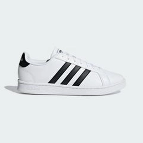 Football Shoes Adidas X Adidas Grand Court Men's Shoes White and Black