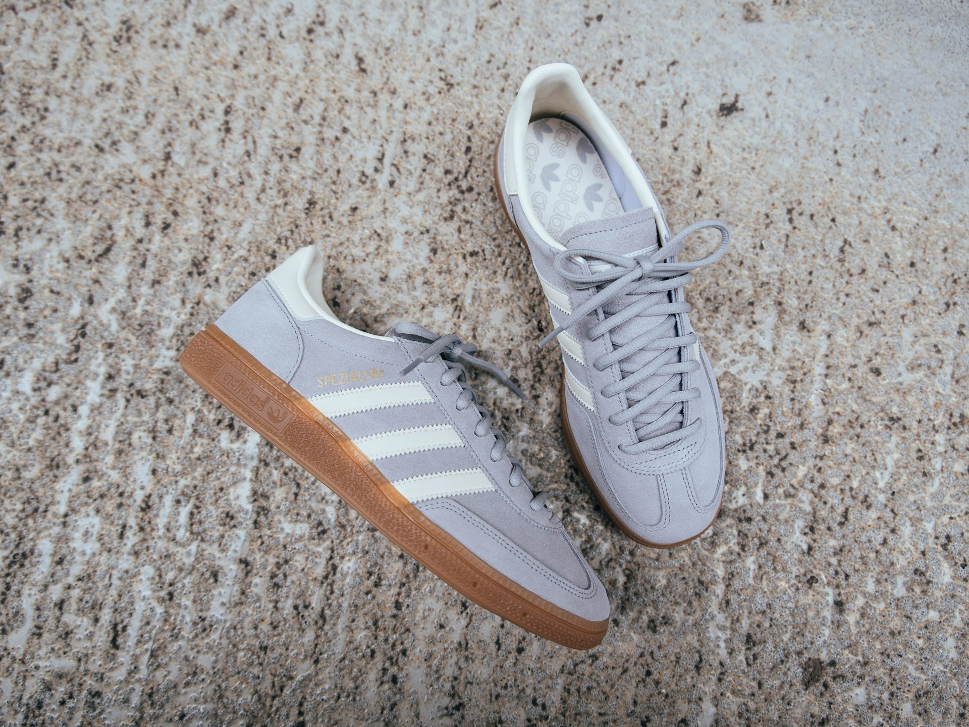 Adidas Handball Spezial 'Grey/Cream White' Adidas Puremotion Adapt Running Shoe