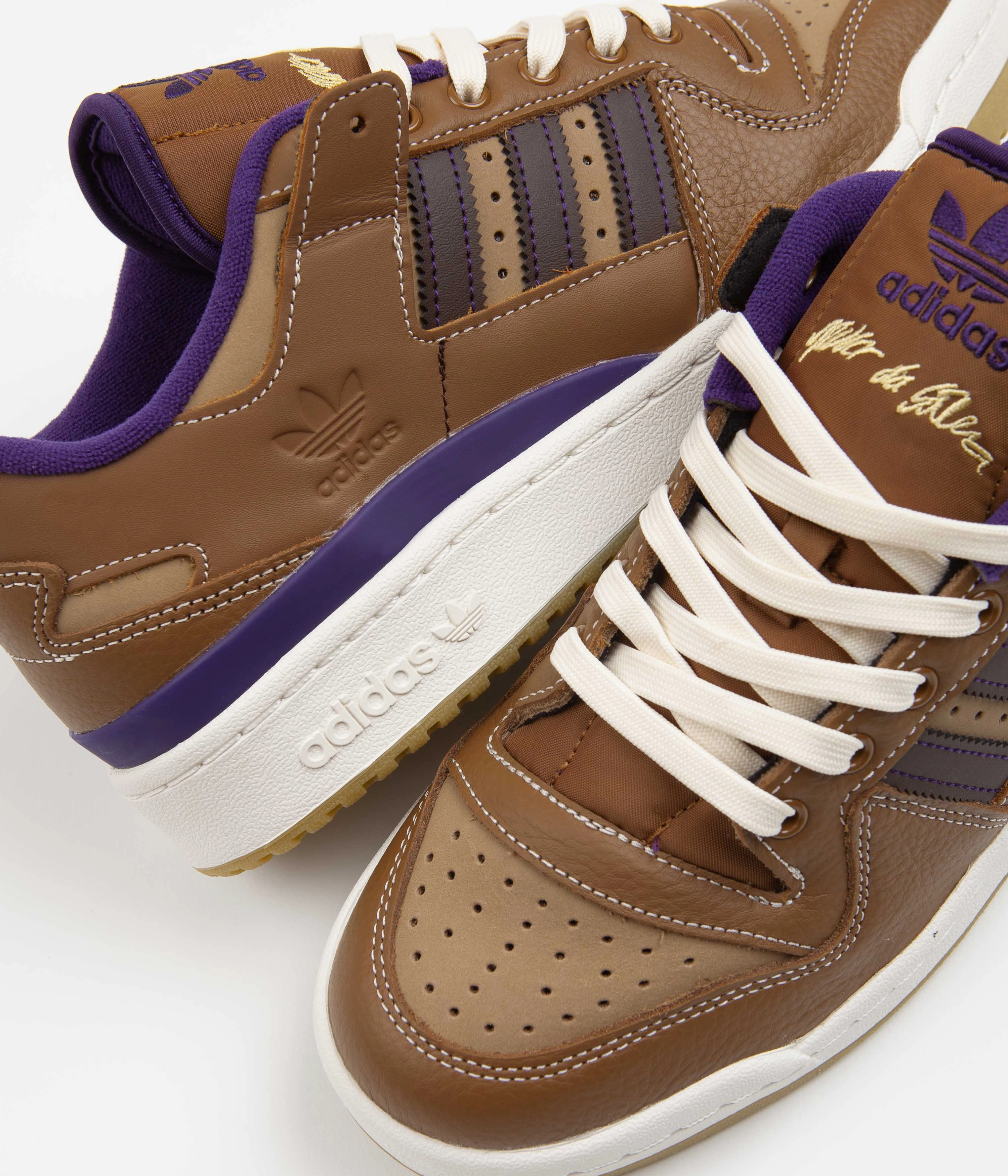 Adidas Heitor Forum 84 Low ADV Shoes - Wild Brown / Cardboard / Dark Brown Recycled Plastic Adidas Shoes