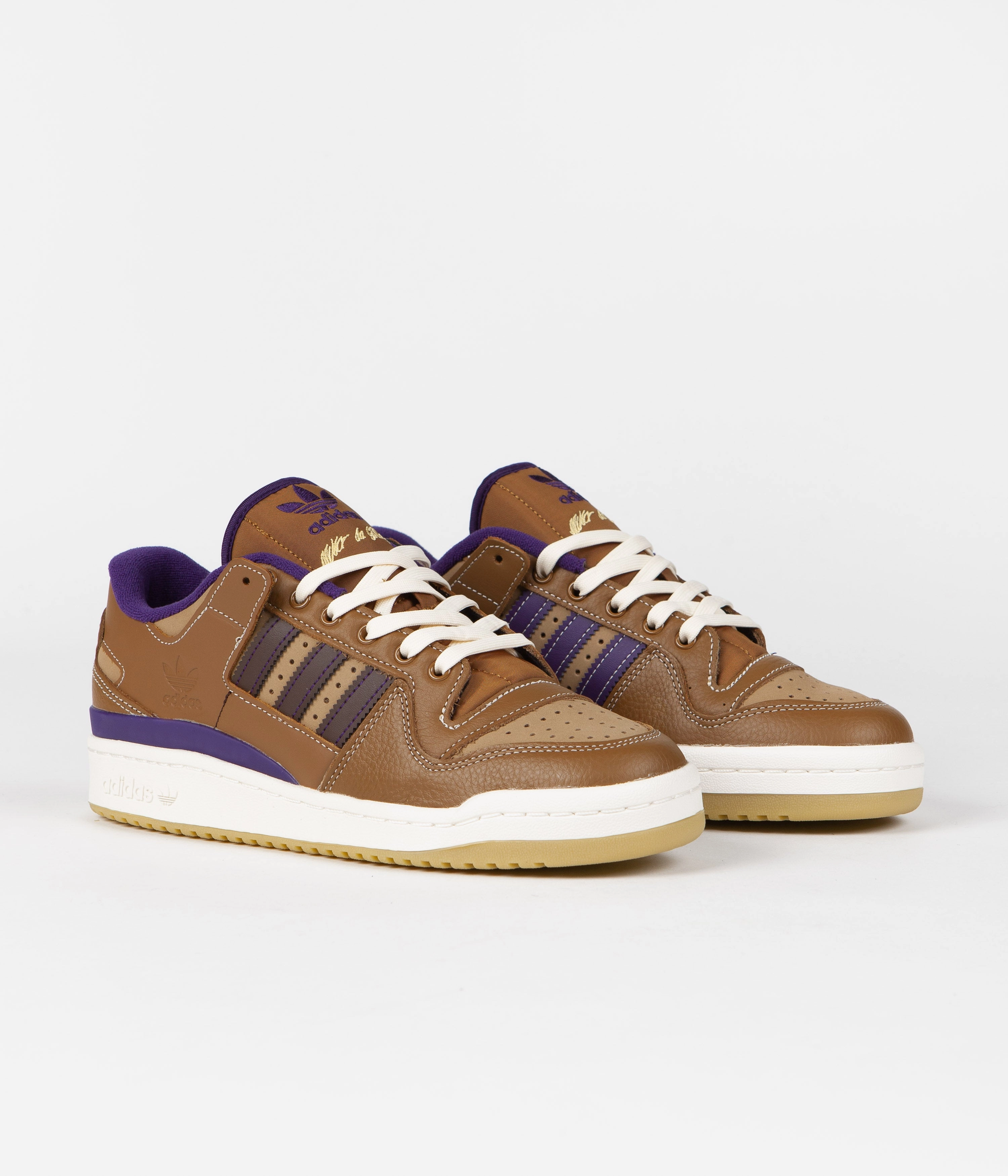 Adidas Heitor Forum 84 Low ADV Shoes - Wild Brown / Cardboard / Dark Brown Adidas Originals Campus Casual Shoes