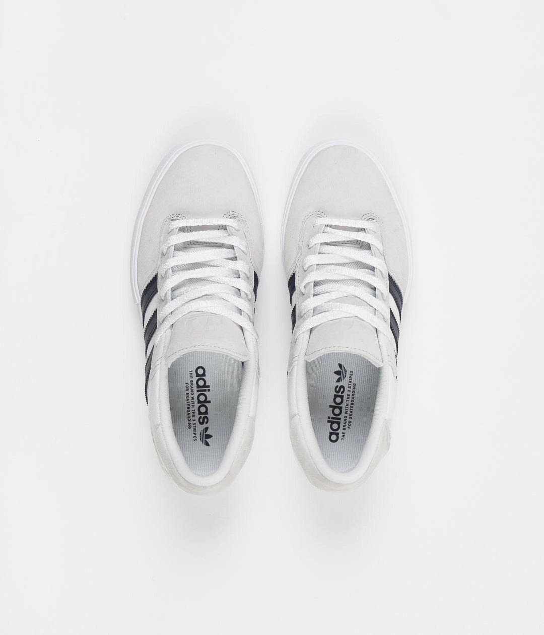Adidas Matchbreak Super Shoes - Crystal White / Collegiate Navy / White Adidas No Laces Shoes