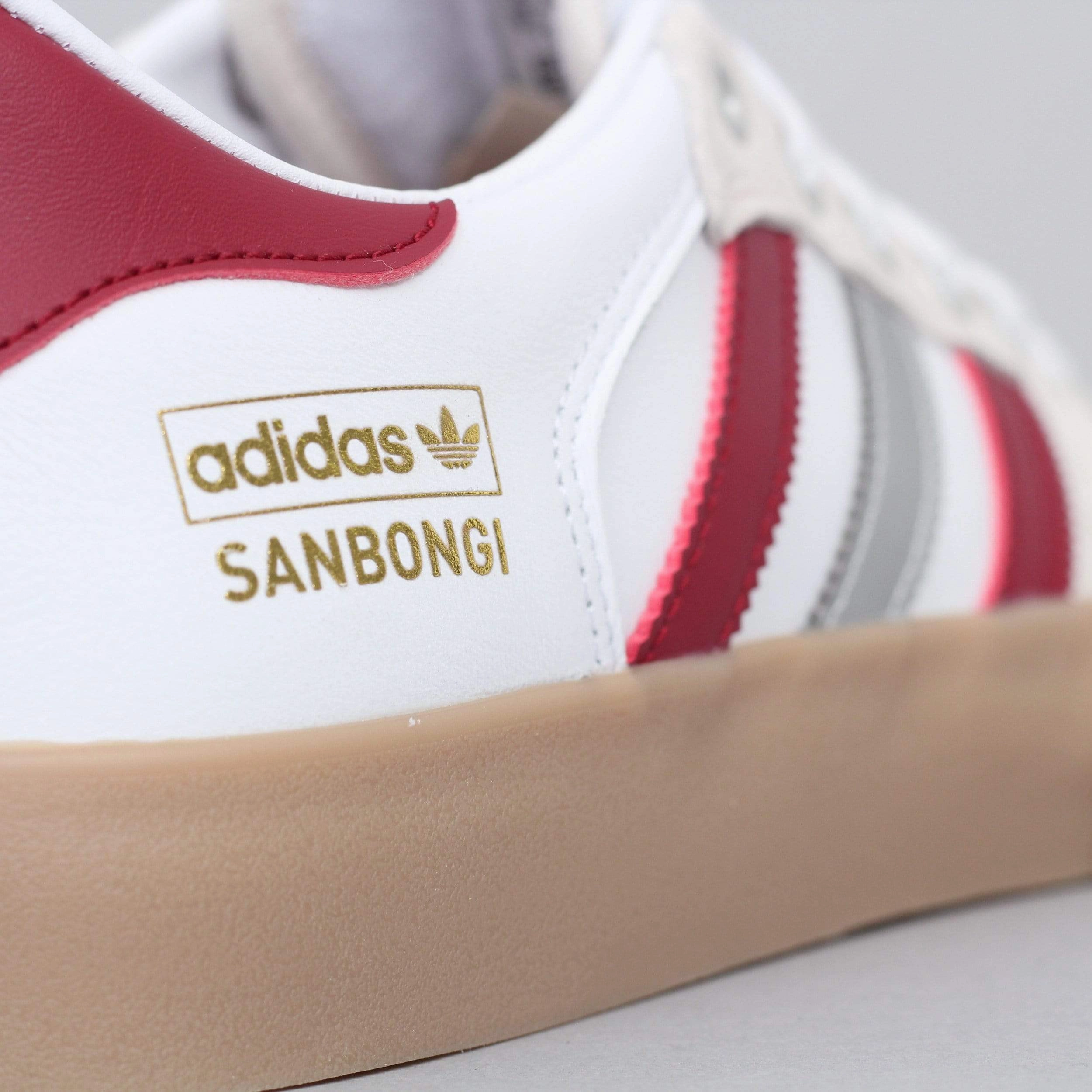 adidas Matchbreak Super X Shin Sanbongi Shoes Footwear White / Collegiate Burgundy / Gum4 Adidas Shoes With Light