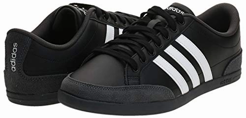 Adidas Men's CAFLAIRE CBLACK/FTWWHT/GRESIX Tennis Shoe-9 Kids UK (FV8553) Adidas Ballet Flat Shoes