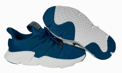 Adidas Men's Prophere Athletic Running Shoes Turquoise Blue Size 10 White Tennis Shoes Adidas