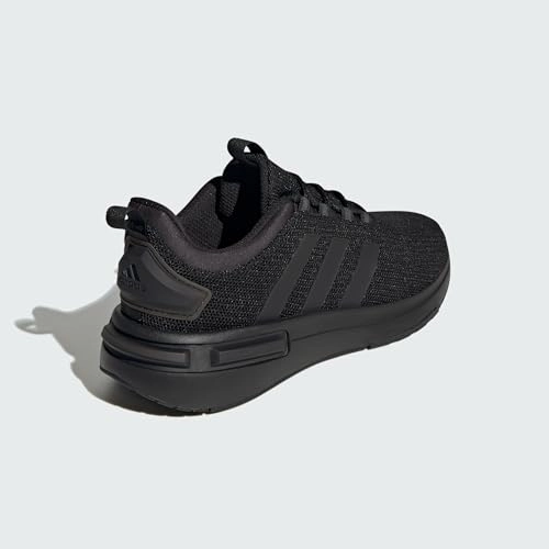 Adidas Cloud Foam Tennis Shoes adidas Men's Racer TR23 Sneaker, Black/Black/Carbon, 10