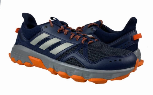 Adidas Shoes For Boxing Adidas Men's Rockadia Trail Leather Athletic Hiking Shoes Navy Blue Size 9
