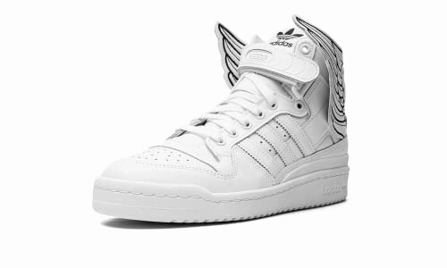 Adidas Recycled Plastic Shoes adidas Mens Forum Hi Wings 4.0 GX9445 Jeremy Scott - Size 14 White/Core Black