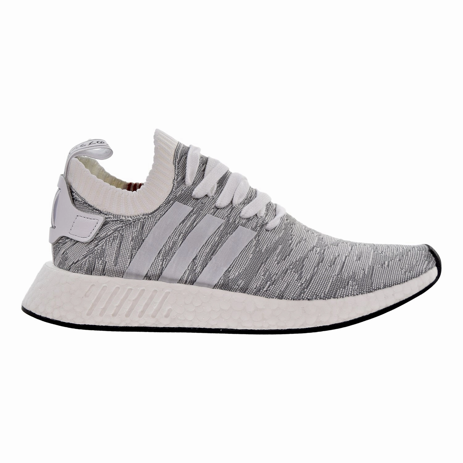 Adidas NMD_R2 PrimeKnit Men's Shoes Running White/Core Black Light Adidas Shoes