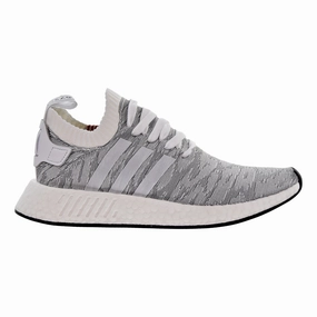 Adidas NMD_R2 PrimeKnit Men's Shoes Running White/Core Black Adidas Slip On Skate Shoes