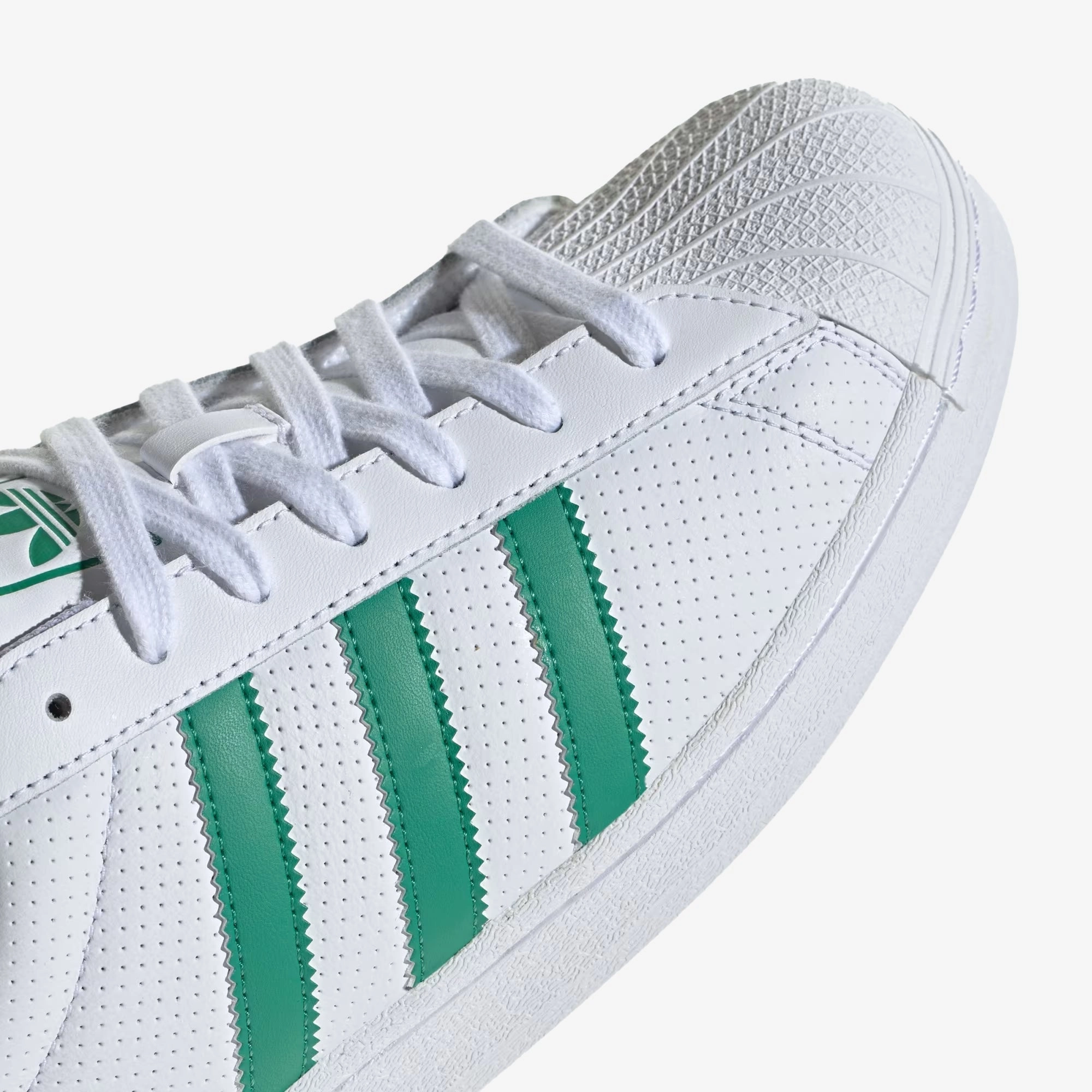 Adidas Japanese Shoes Adidas Originals | SUPERSTAR  { CLOUD WHITE / SEMI COURT GREEN / OFF WHITE