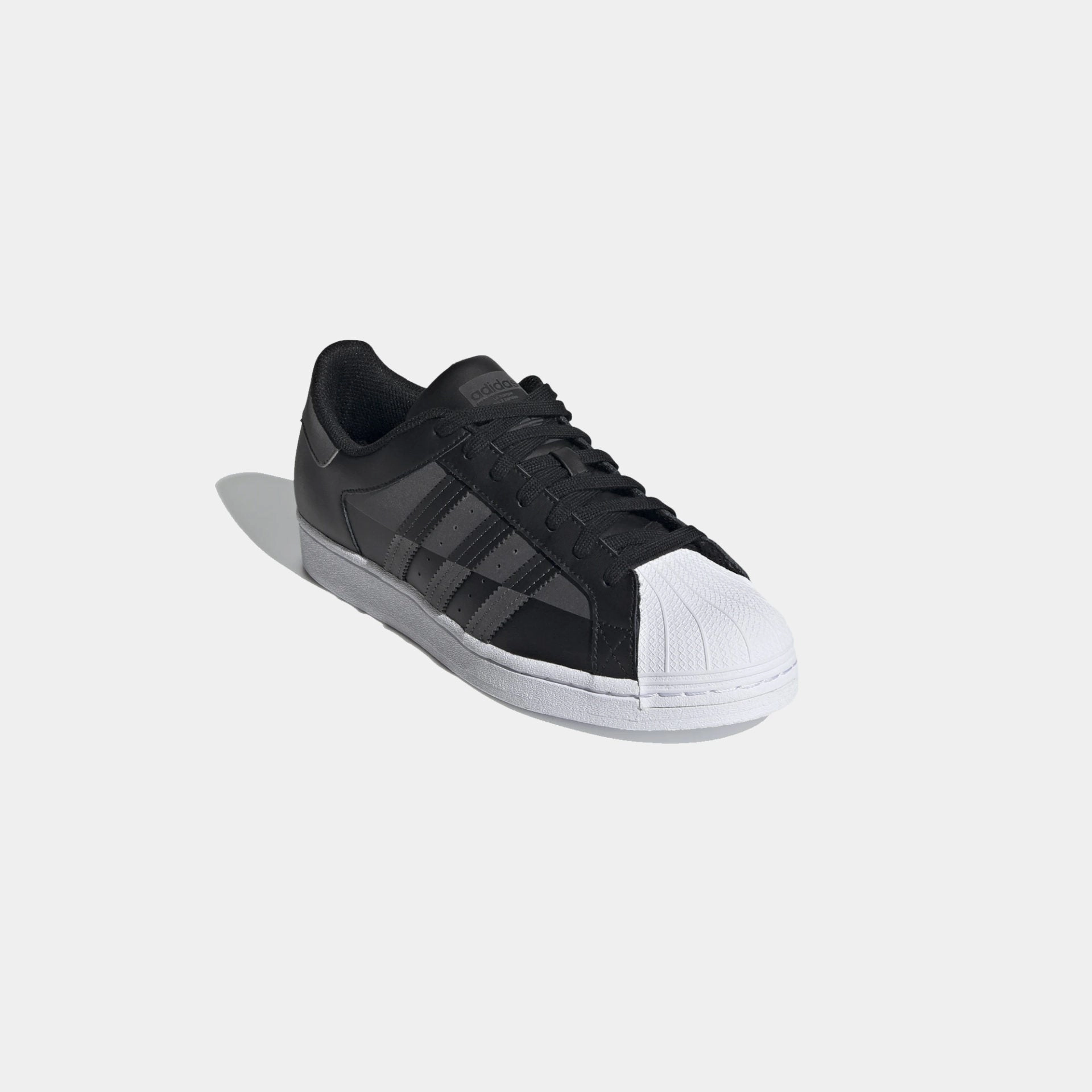 Adidas Originals | SUPERSTAR BLACK/GREY SIX Adidas Fold Over Shoes