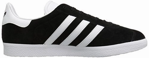 Adidas Originals Men's Gazelle Lace-up Sneaker,Black/White/Gold Met.,9 M US Adidas Comfort Shoes