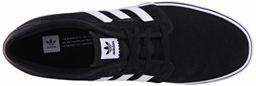 adidas Originals Men's Seeley Skate Shoe,Black/White/Black,5.5 M US Adidas Harden Vol 7 Basketball Shoes