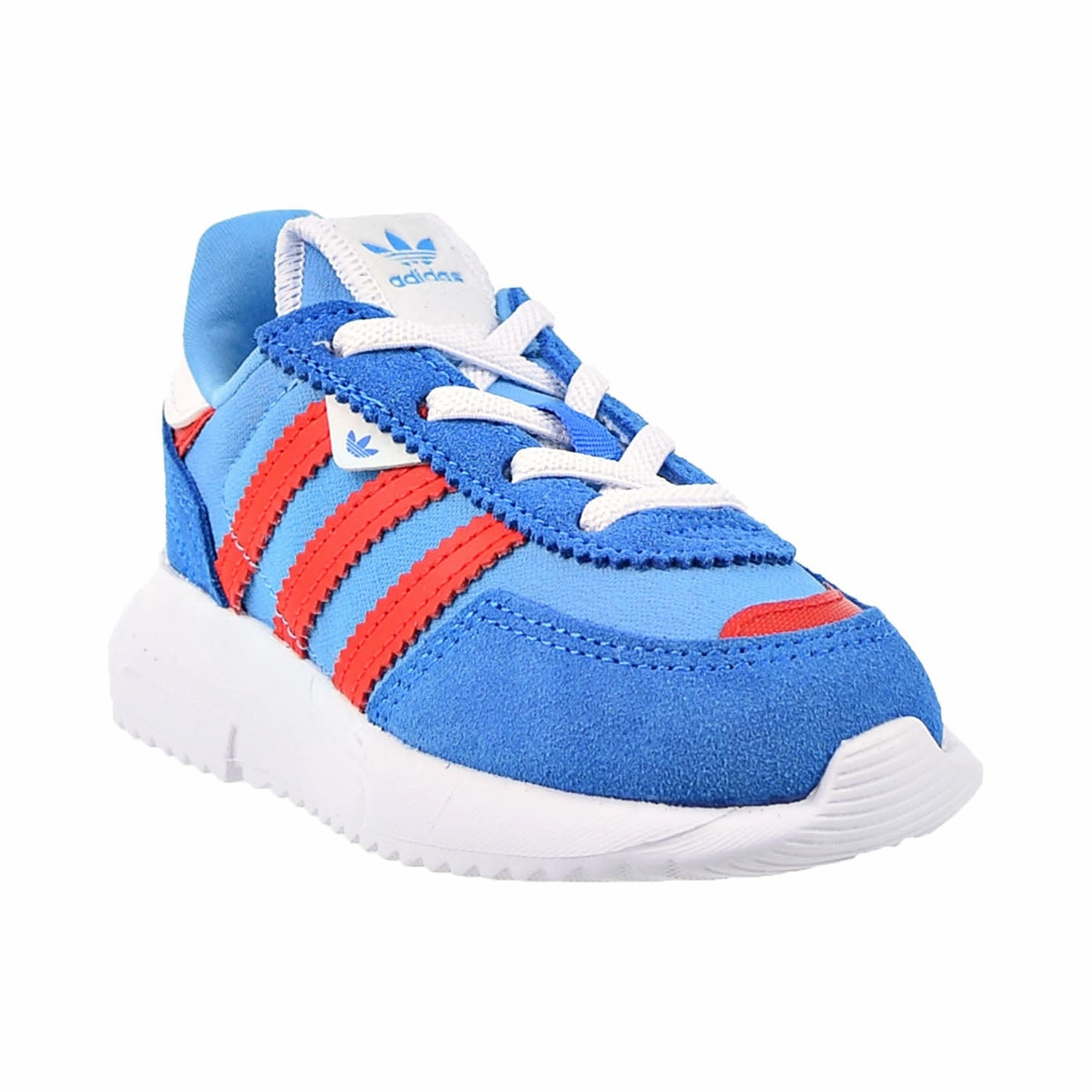 Adidas Originals Retropy F2 EL I Toddlers Shoes Blue-Red Adidas Tie Up Shoes