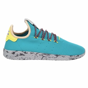 Adidas Pharrell Williams Tennis HU Men's Shoes Teal/Frozen Yellow/Grey Marble Adidas Training Shoes