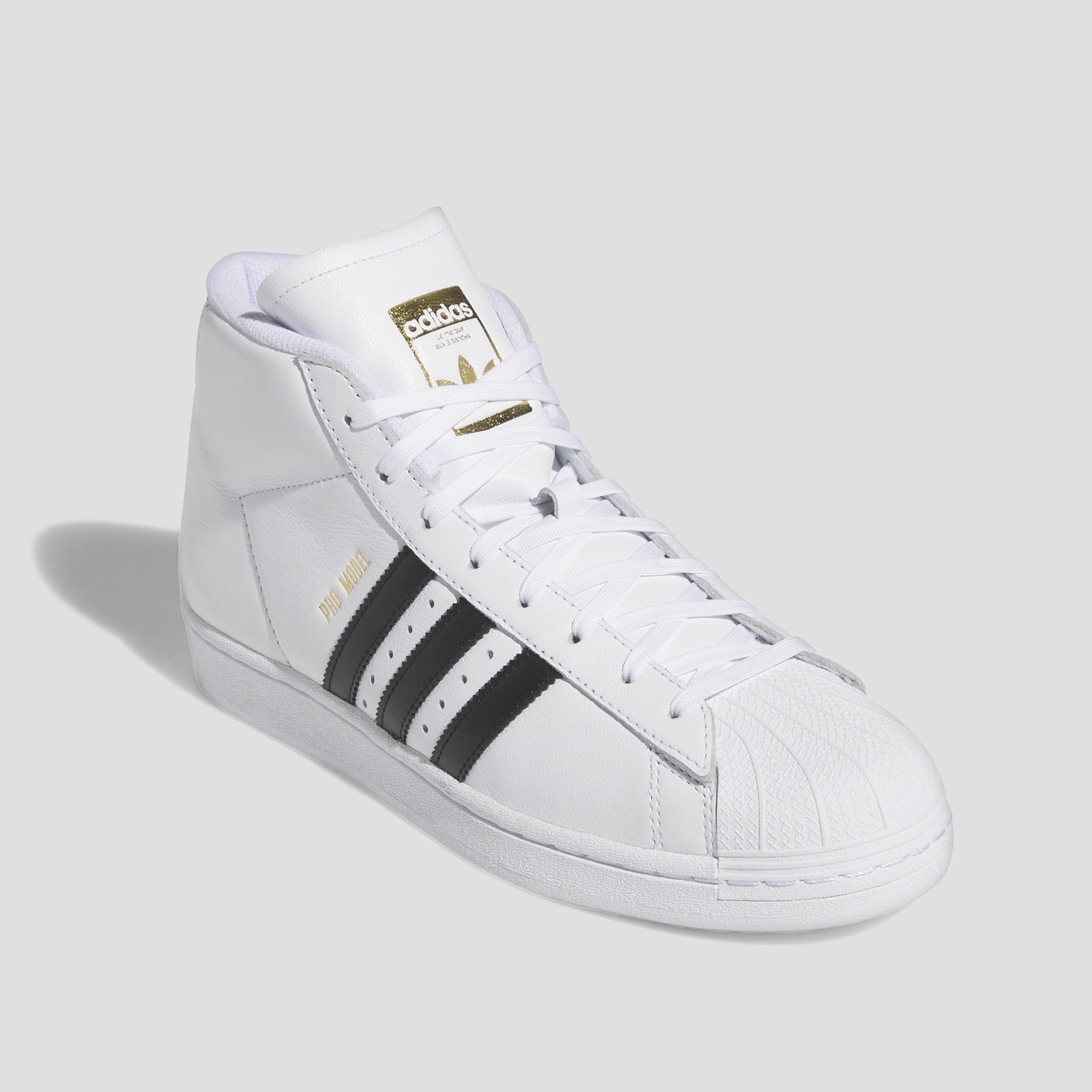 adidas Pro Model ADV Skate Shoes Cloud White / Core Black / Gold Metallic Adidas Originals Samba Og Le Casual Shoes