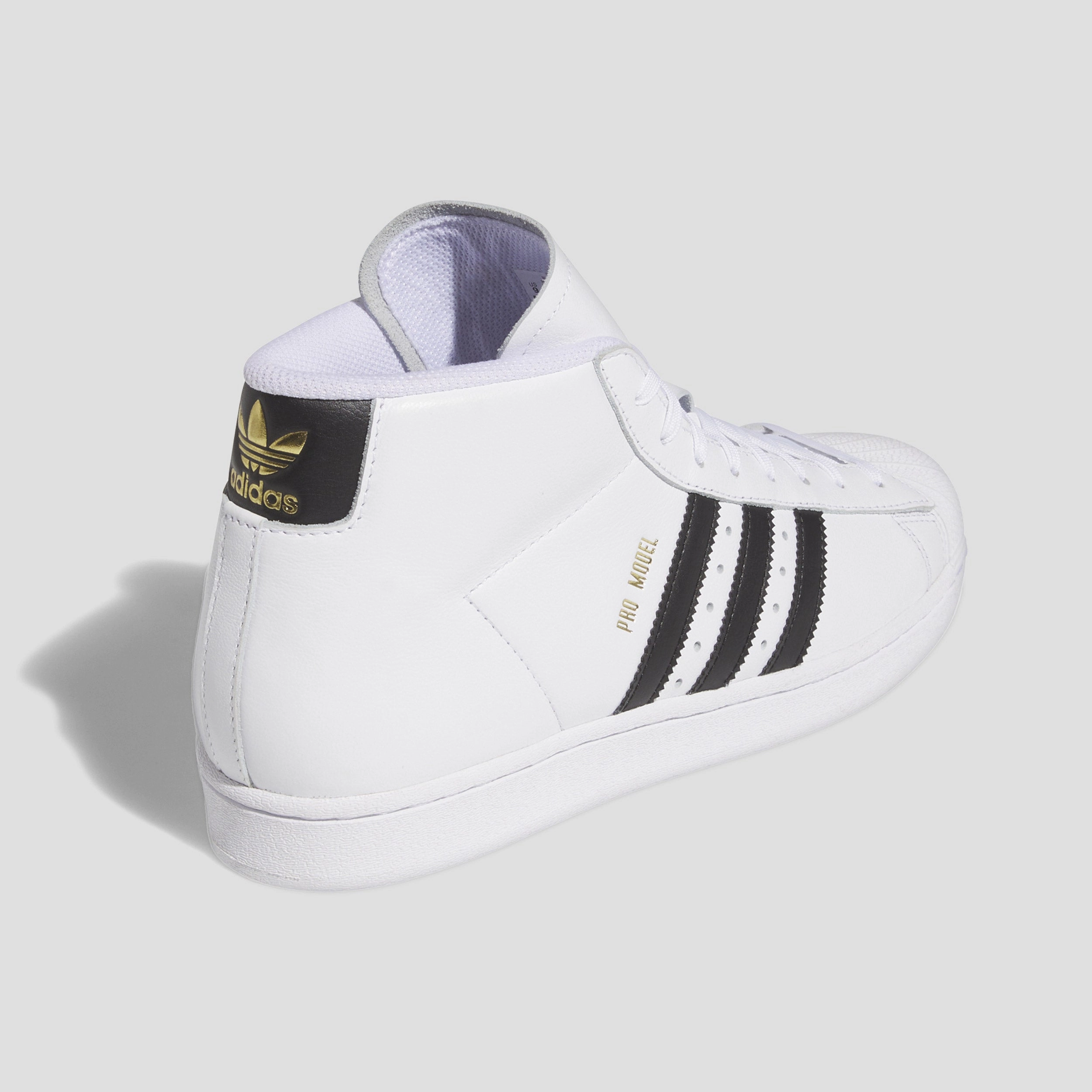 Adidas 2.0 Basketball Shoes adidas Pro Model ADV Skate Shoes Cloud White / Core Black / Gold Metallic