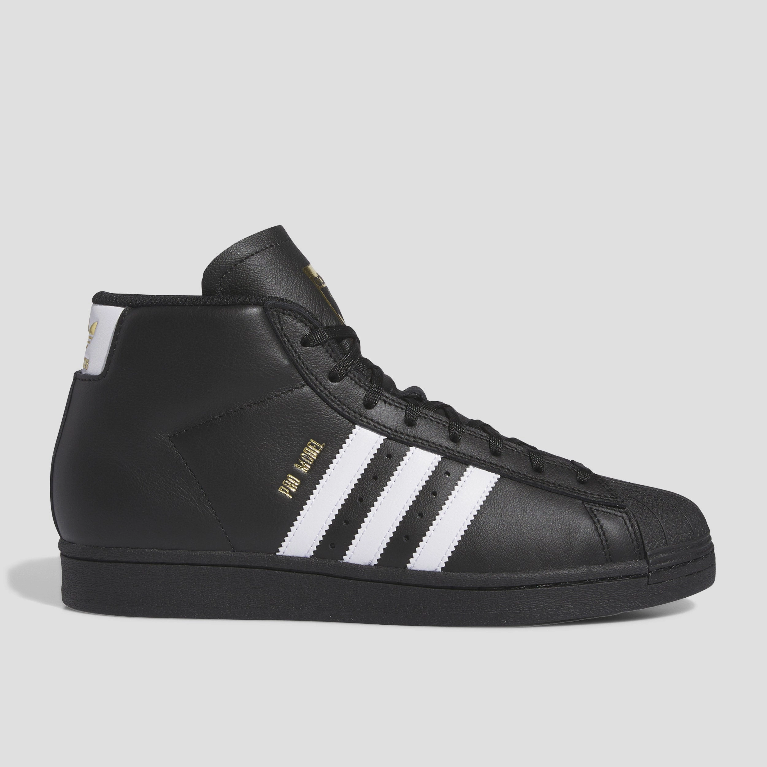 adidas Pro Model ADV Skate Shoes Core Black / Cloud White / Gold Metallic Adidas Shoes For Basketball