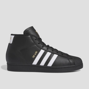 adidas Pro Model ADV Skate Shoes Core Black / Cloud White / Gold Metallic Adidas Good Shoes