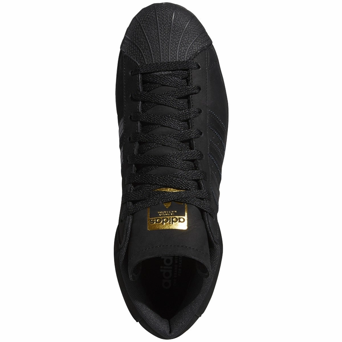 Adidas Adimatic Shoes Adidas Pro Model Skate Shoe - Black/Gold/White