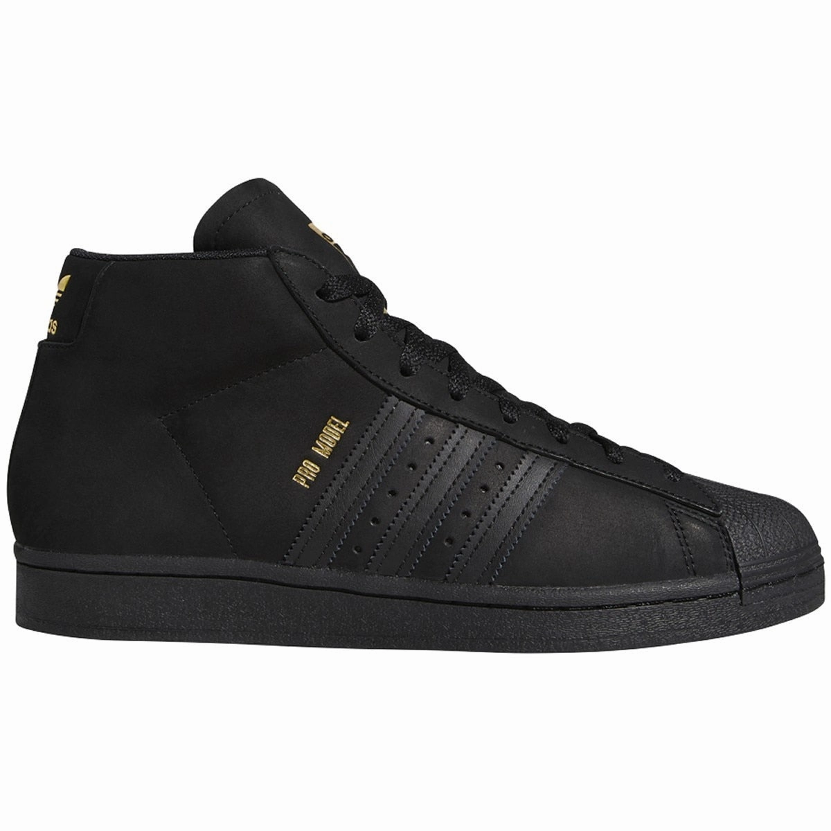 Adidas Pro Model Skate Shoe - Black/Gold/White Adidas Freerider Shoes