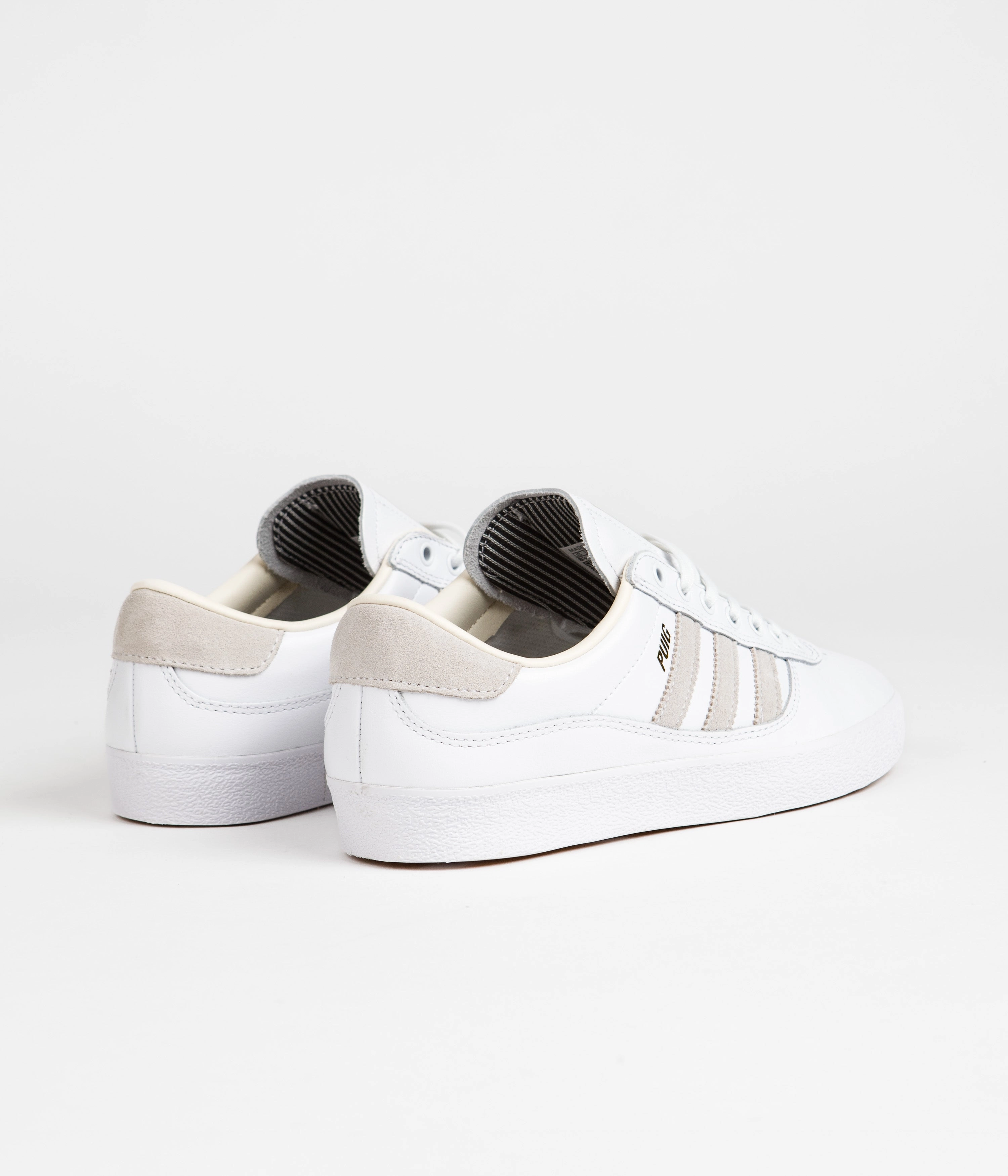 Adidas Puig Indoor Shoes - FTWR White / FTWR White / Custom Adidas Originals Campus Casual Shoes
