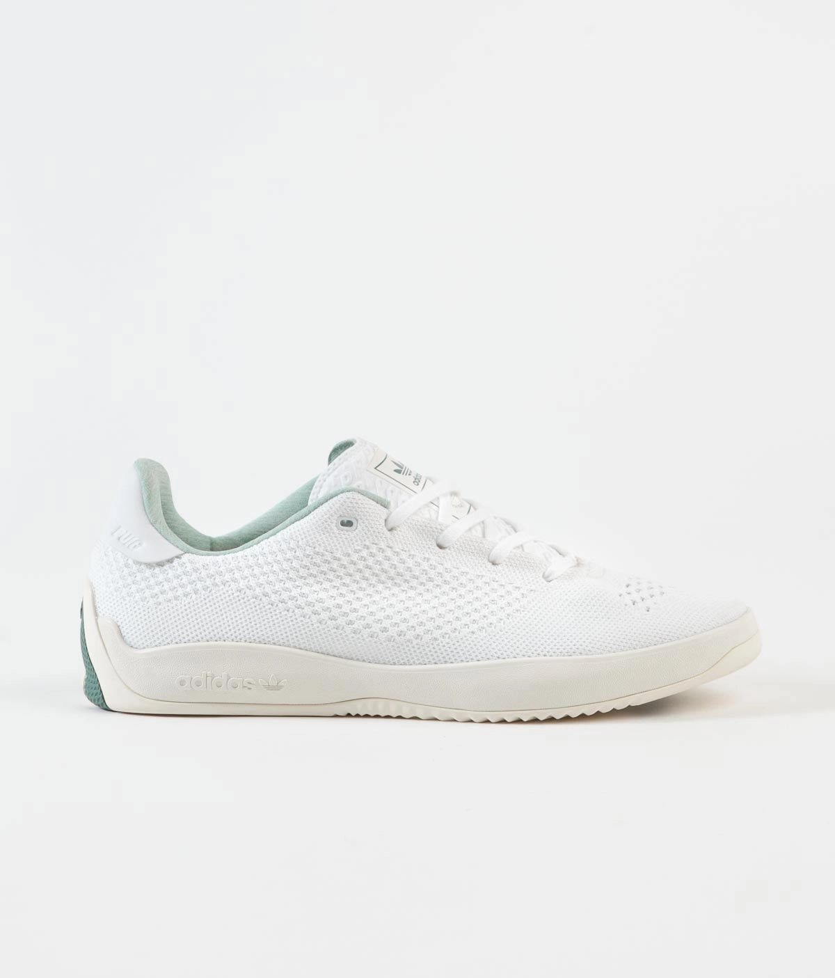 Adidas Puig Primeknit Primeblue Shoes - FTWR White / Hazy Emerald / Hazy Green Adidas Gym Shoes