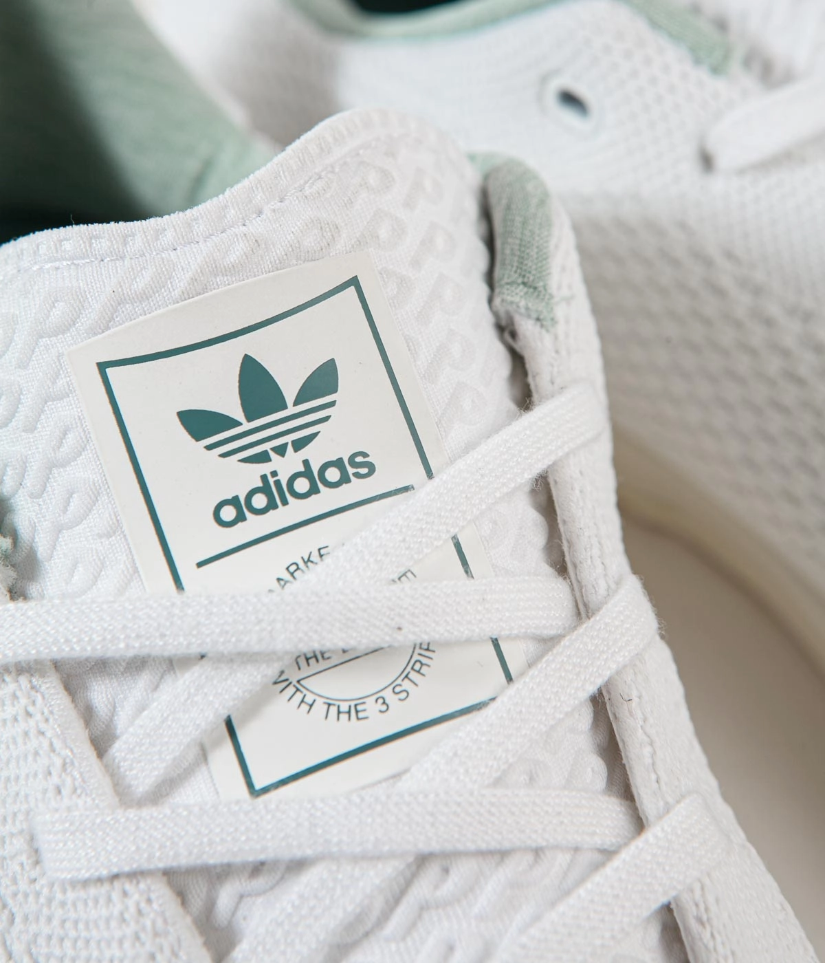 Adidas Skate Shoes Samba Adidas Puig Primeknit Primeblue Shoes - FTWR White / Hazy Emerald / Hazy Green