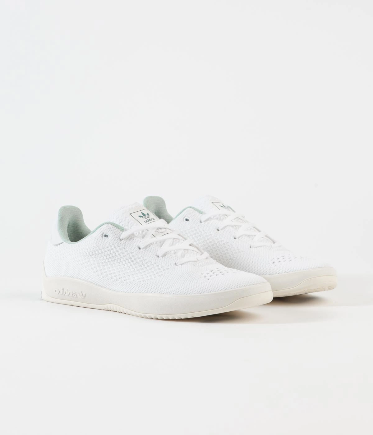 Adidas Puig Primeknit Primeblue Shoes - FTWR White / Hazy Emerald / Hazy Green Adidas Handball Spezial Athletic Shoe