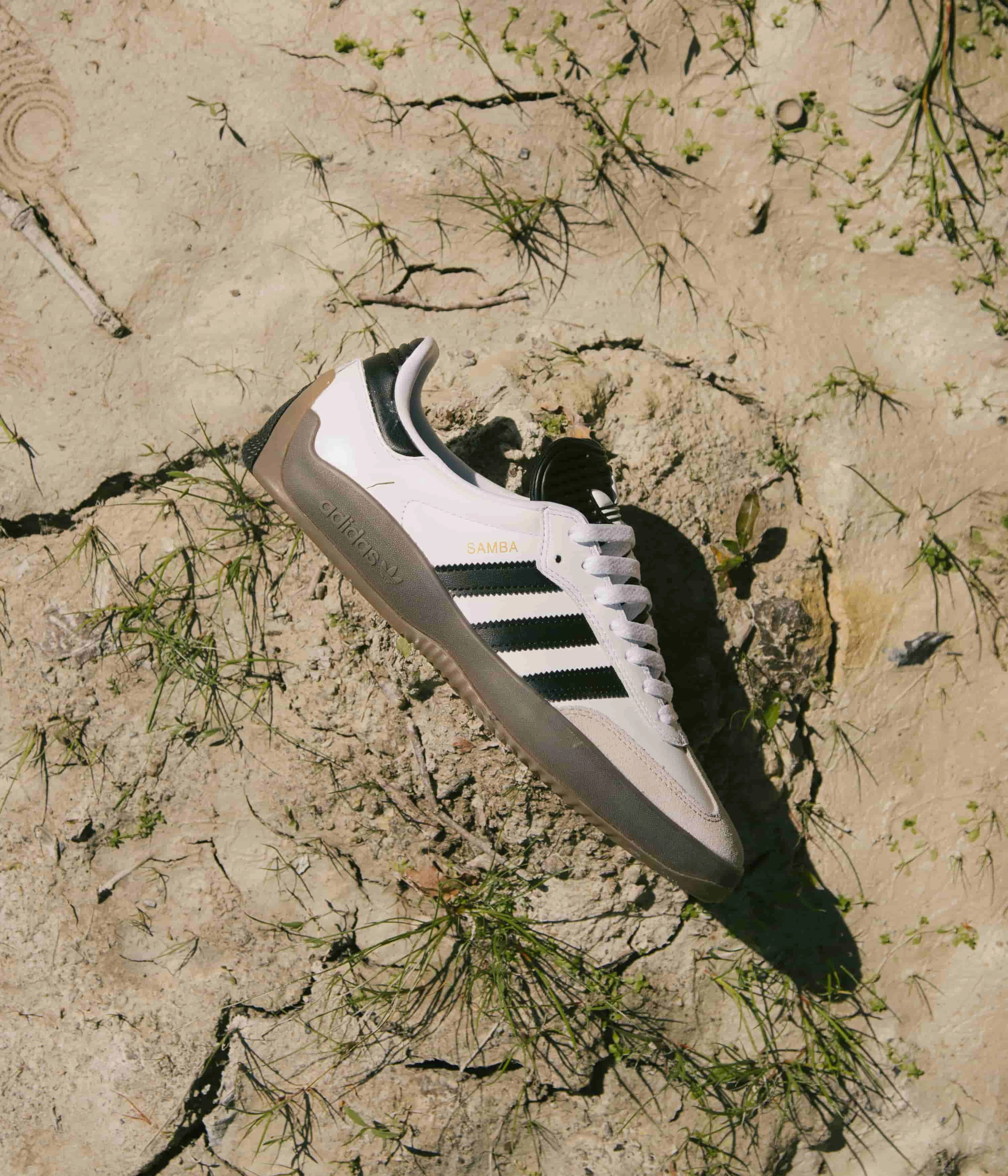 Adidas Puig Samba Shoes - Cloud White / Core Black / Gum Adidas.golf Shoes