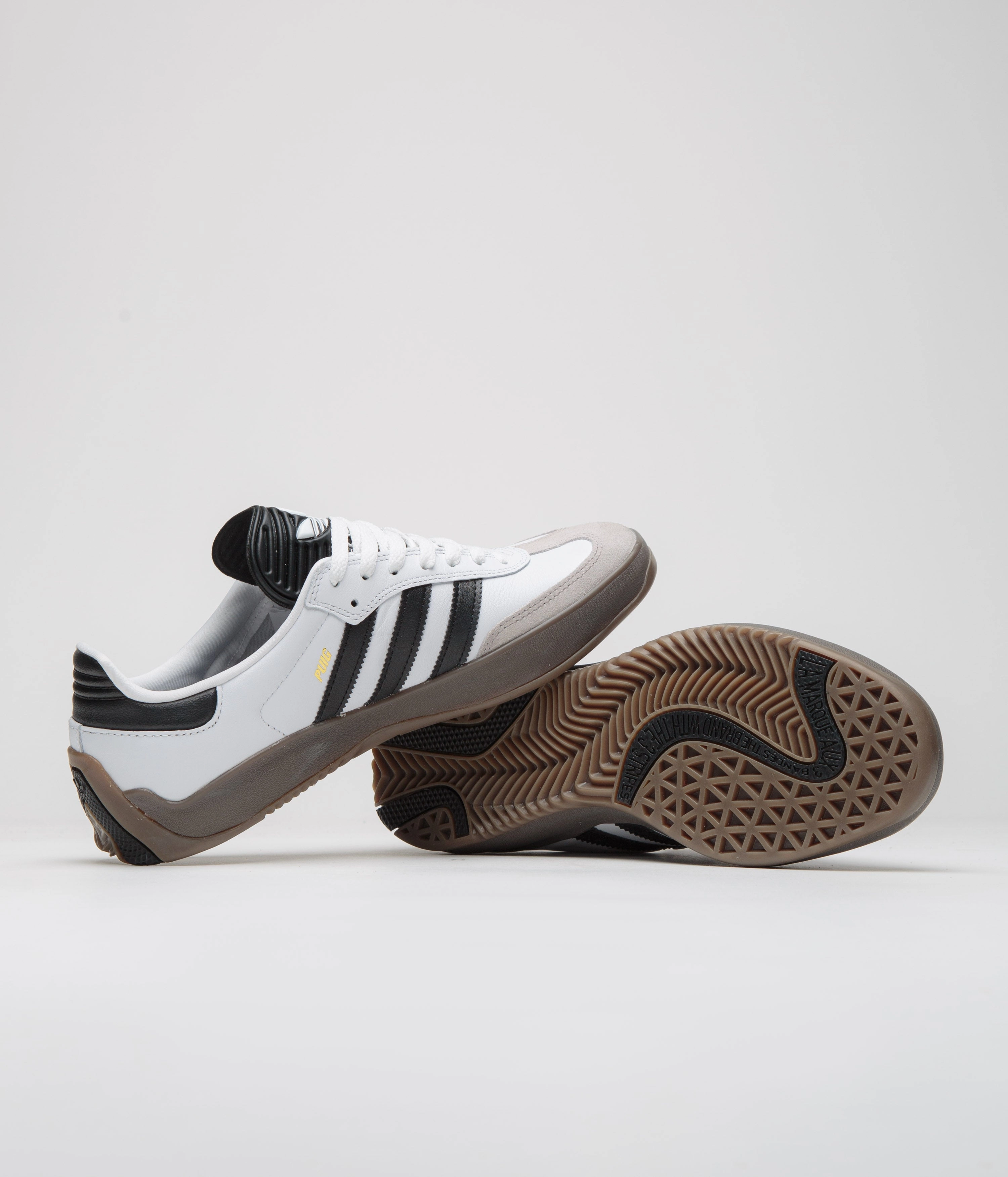 Adidas Puig Samba Shoes - Cloud White / Core Black / Gum Adidas Trekking Shoes