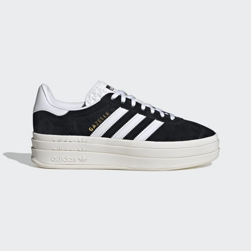 Adidas "Gazelle Bold" Women's Sneakers - Black / Cloud White / Core White - Excluded from the Free Shipping offer. Adidas Basketball Shoes Kobe Bryant