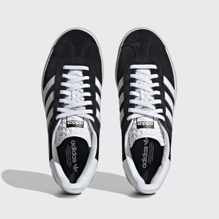 Adidas "Gazelle Bold" Women's Sneakers - Black / Cloud White / Core White - Excluded from the Free Shipping offer. Adidas Workout Shoe
