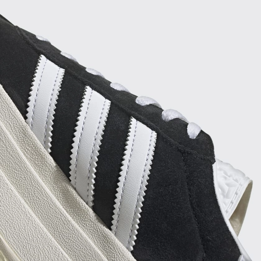Adidas Shoe Company History Adidas "Gazelle Bold" Women's Sneakers - Black / Cloud White / Core White - Excluded from the Free Shipping offer.