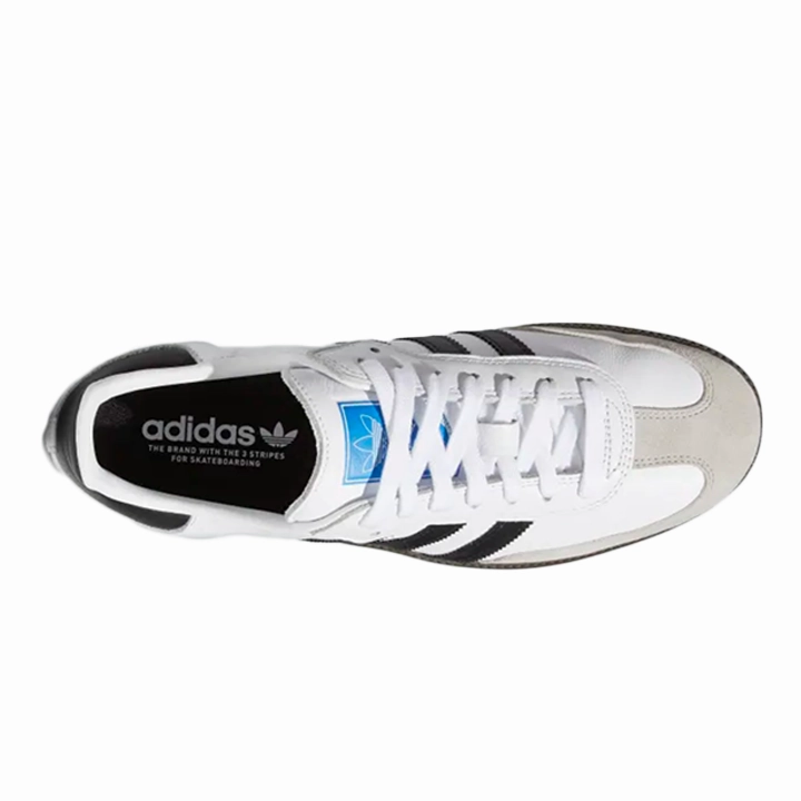 Adidas Tour 360 Golf Shoes Adidas Samba ADV Shoes - Cloud White/Core Black/Gum