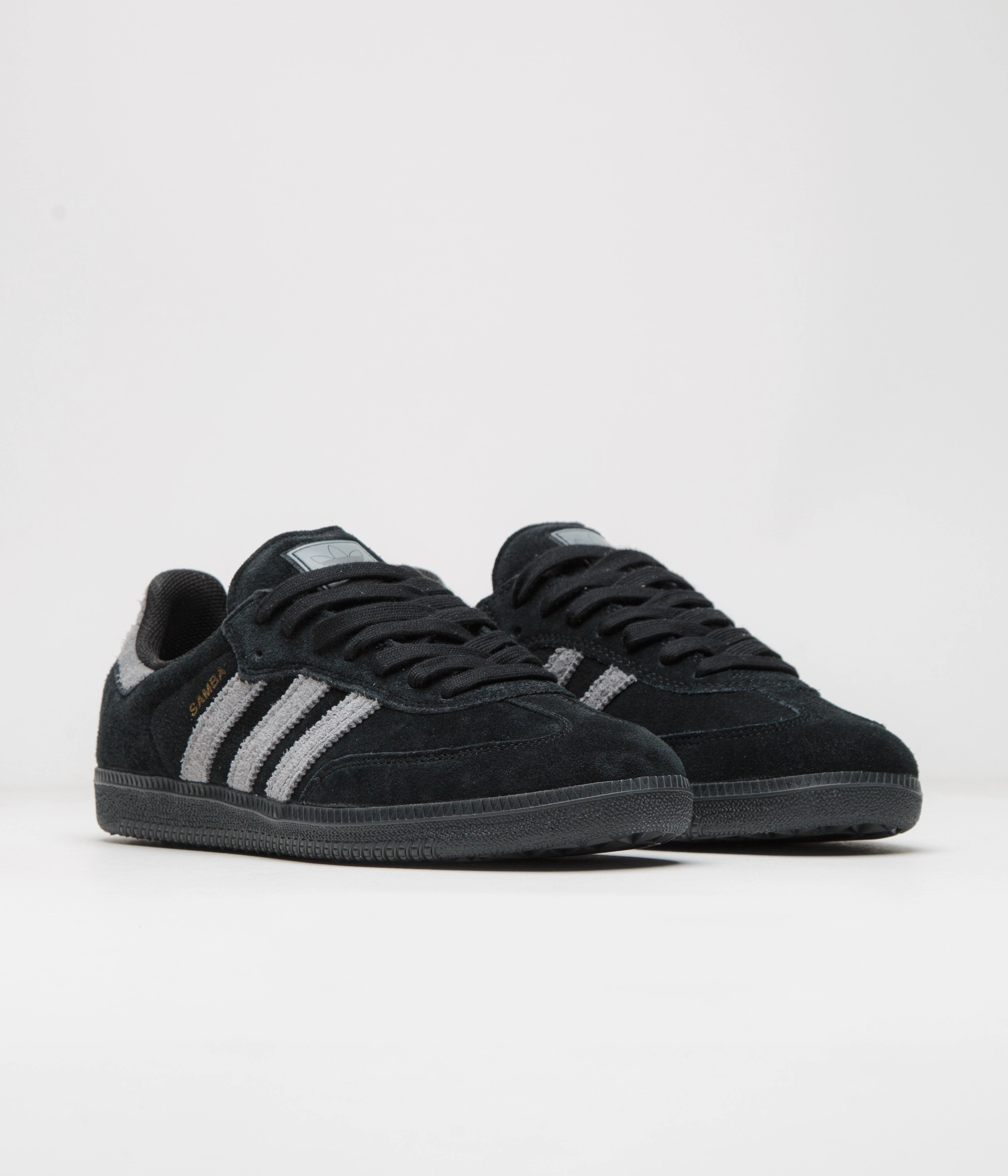 Adidas Dropset 3 Trainer Shoes Adidas Samba ADV Shoes - Core Black / Grey Four / Gold Metallic