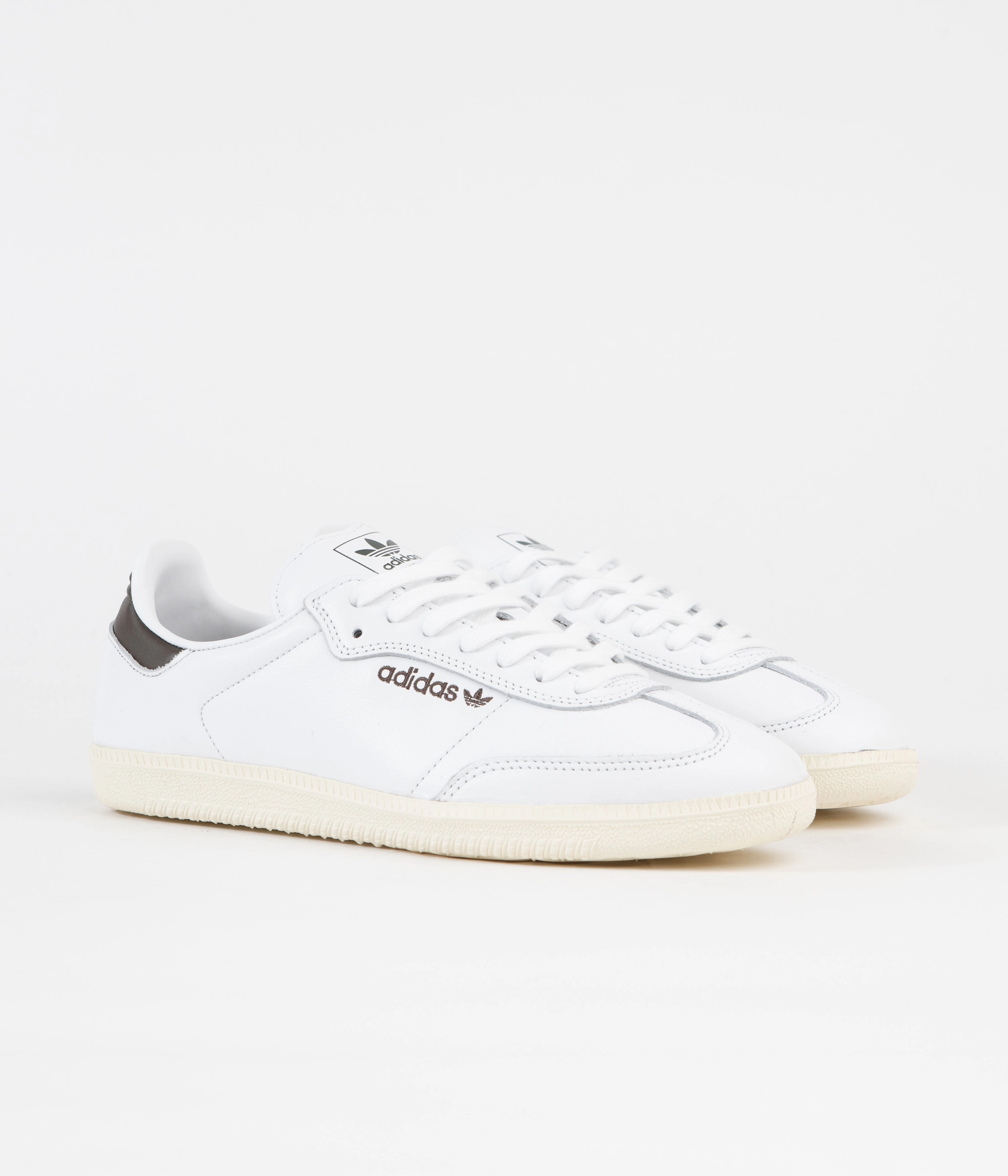 Adidas Lifestyle Shoes Adidas Samba ADV Shoes - FTWR White / FTWR White / Shadow Olive