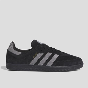 Adidas Samba ADV Skate Shoes Core Black / Grey Four / Gold Metallic Discount Adidas Shoes