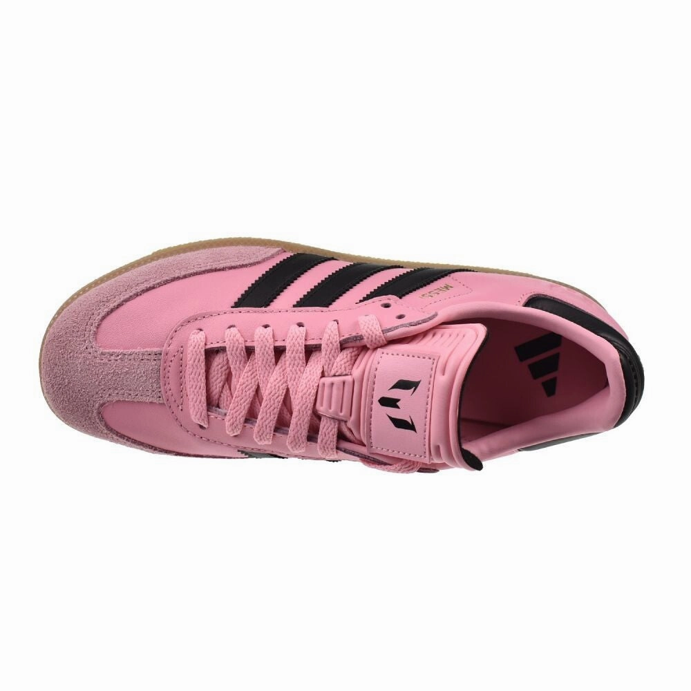 Adidas Samba Messi Men's Shoes Pink/Black/Gum jp7844 Cow Print Adidas Shoes