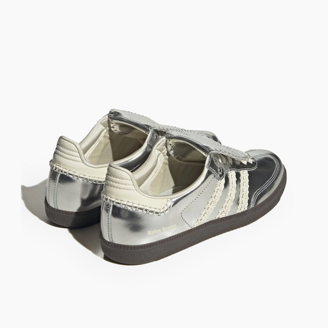 Adidas Samba X Wales Bonner Silver Sneakers Adidas Treadmill Shoes