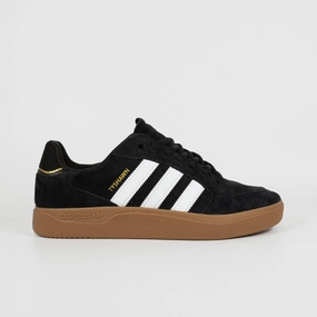 Adidas Skateboarding - Tyshawn Low Pro Shoes - Core Black / Footwear White / Gold Metallic / Gum Adidas Running Shoes Boost
