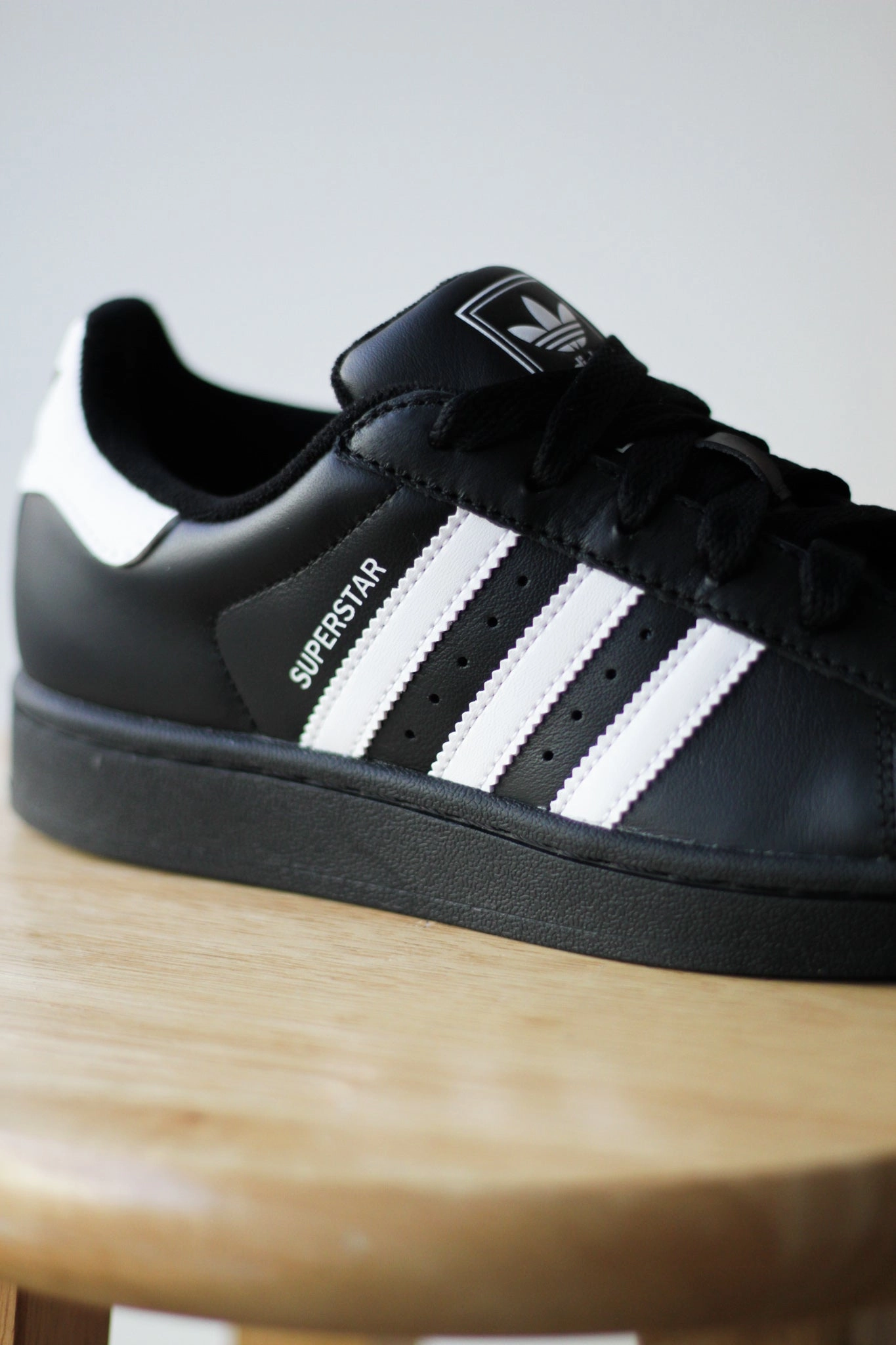 ADIDAS SUPERSTAR II "CORE BLACK/CLOUD WHITE/CORE BLACK" Adidas Turf Soccer Shoe