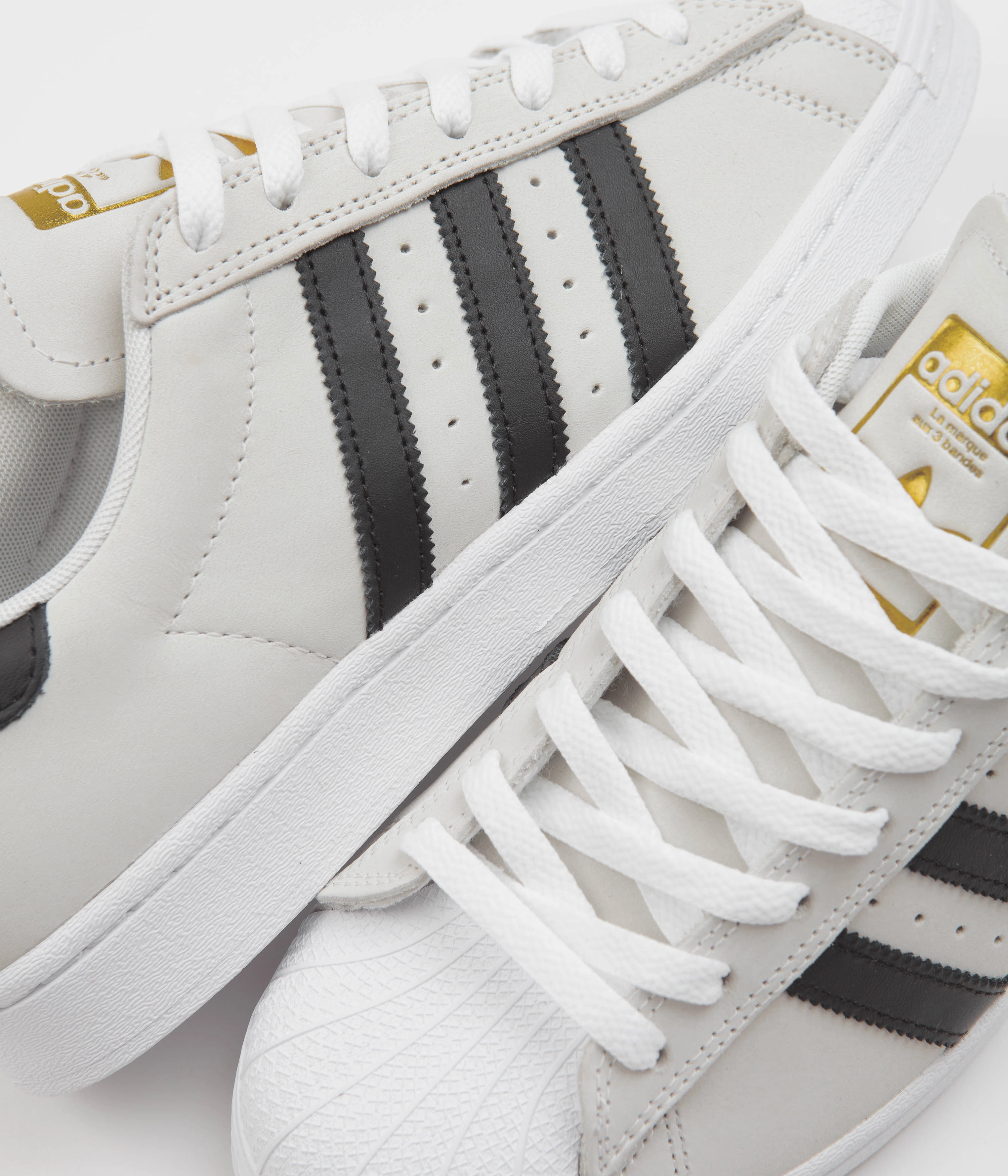 Adidas Superstar Shoes - White / Core Black / Gold Metallic Adidas Shoes With Removable Insoles
