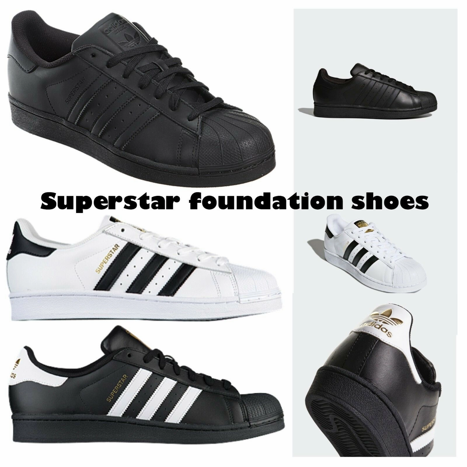 Adidas Japan W Shoes Adidas Superstar Unisex Men's Women's WHITE BLACK FOUNDATION Trainers Shoes