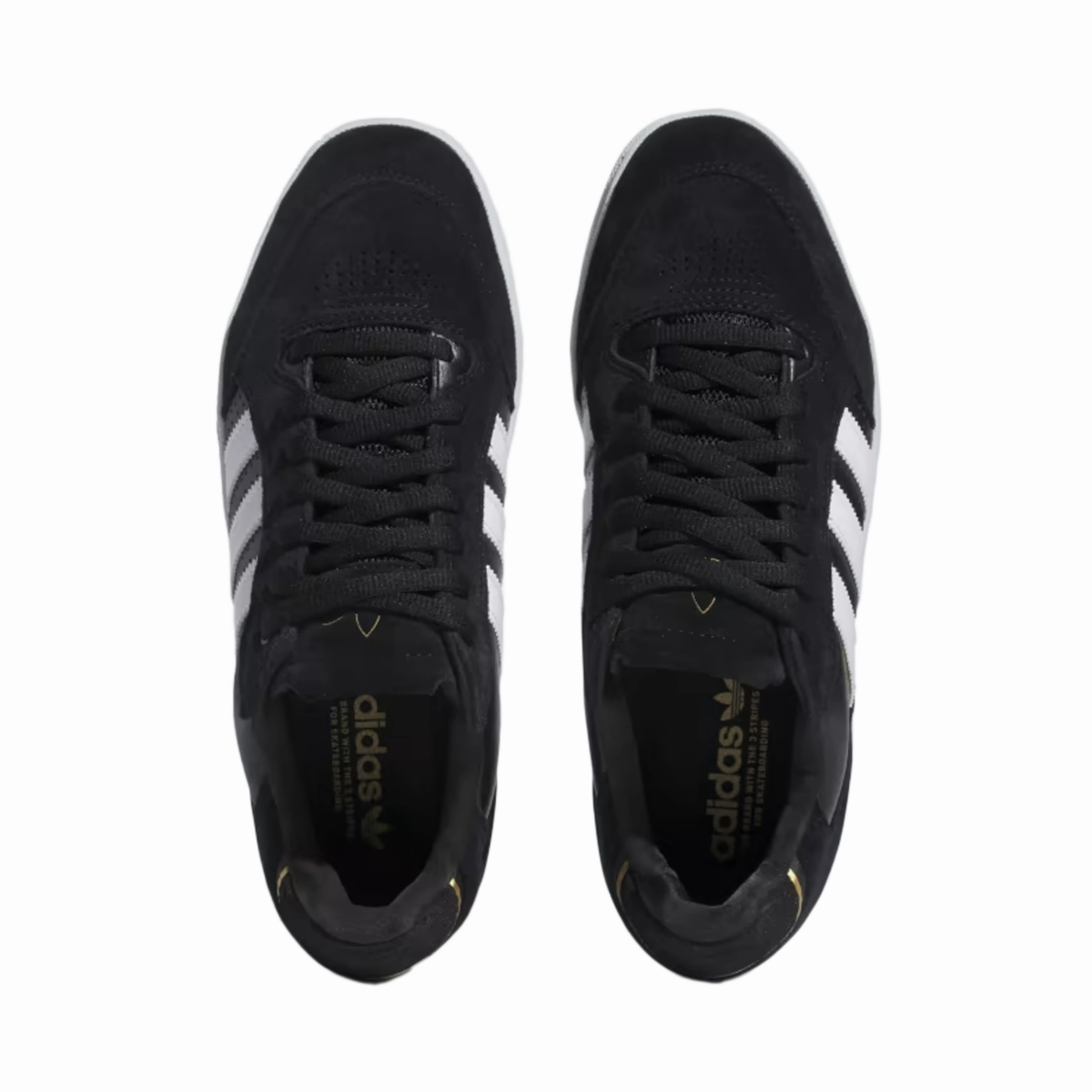 Adidas Zig Zag Shoes Adidas Tyshawn Remastered Shoes - Core Black/Cloud White/Gold Metallic