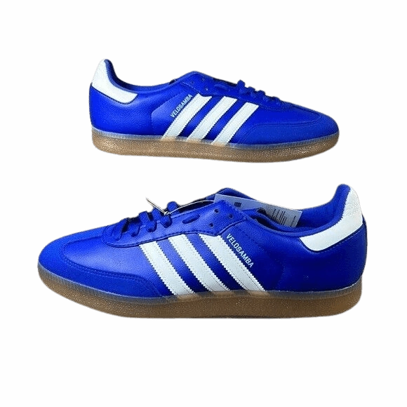 Adidas Velosamba Vegan Men's Cycling Shoes 'Blue/White/Gum' Adidas Indoor Shoes
