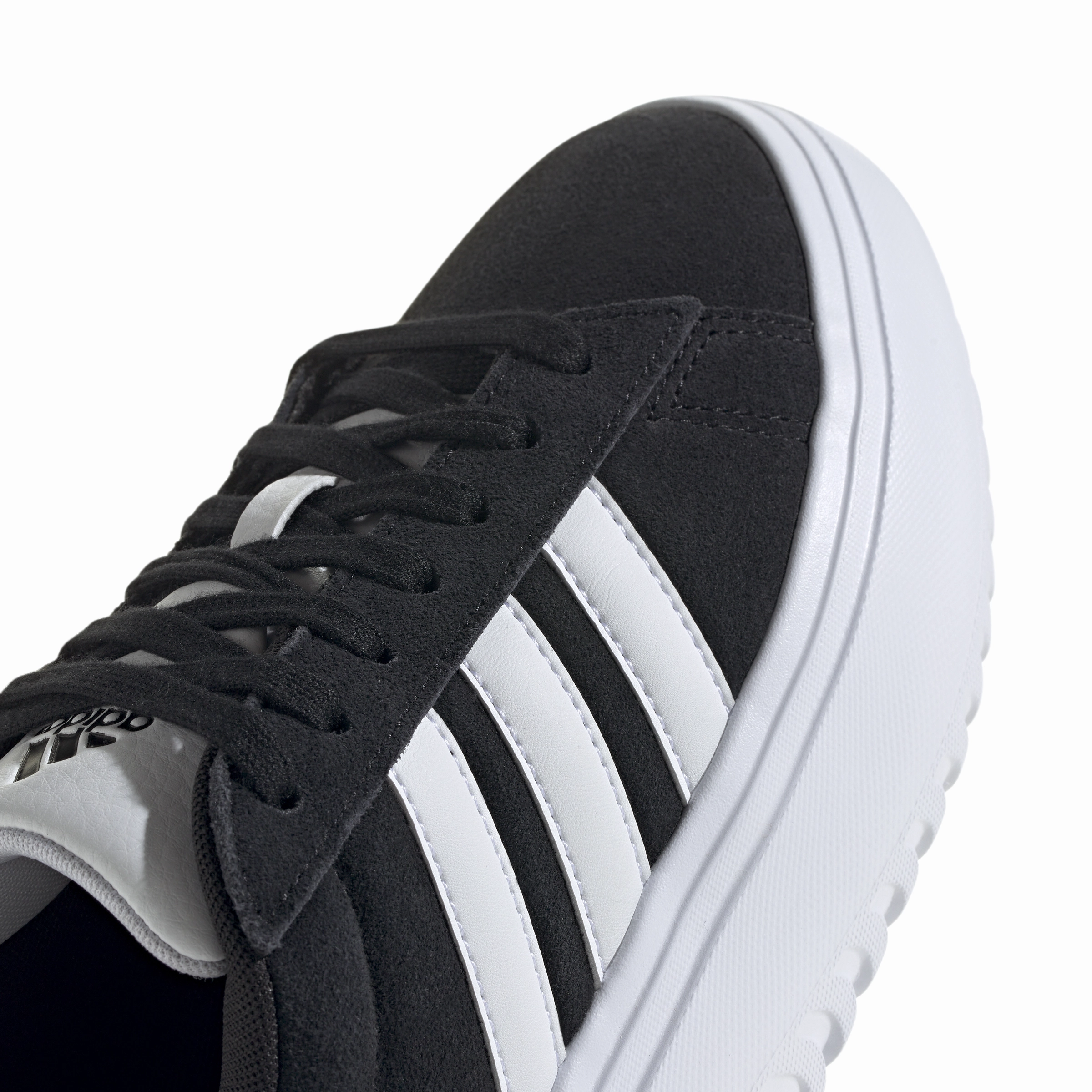adidas Women's Grand Court Platform Casual Shoes Adidas Fold Over Shoes